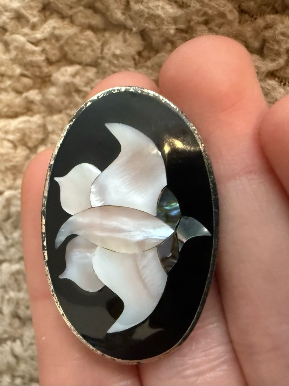 Sterling Silver brooch pin!